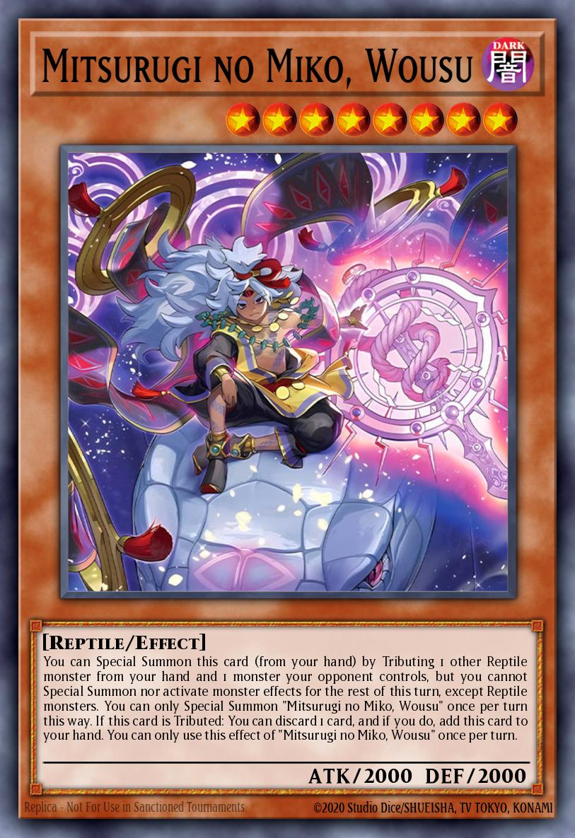 Mitsurugi no Miko, Wousu